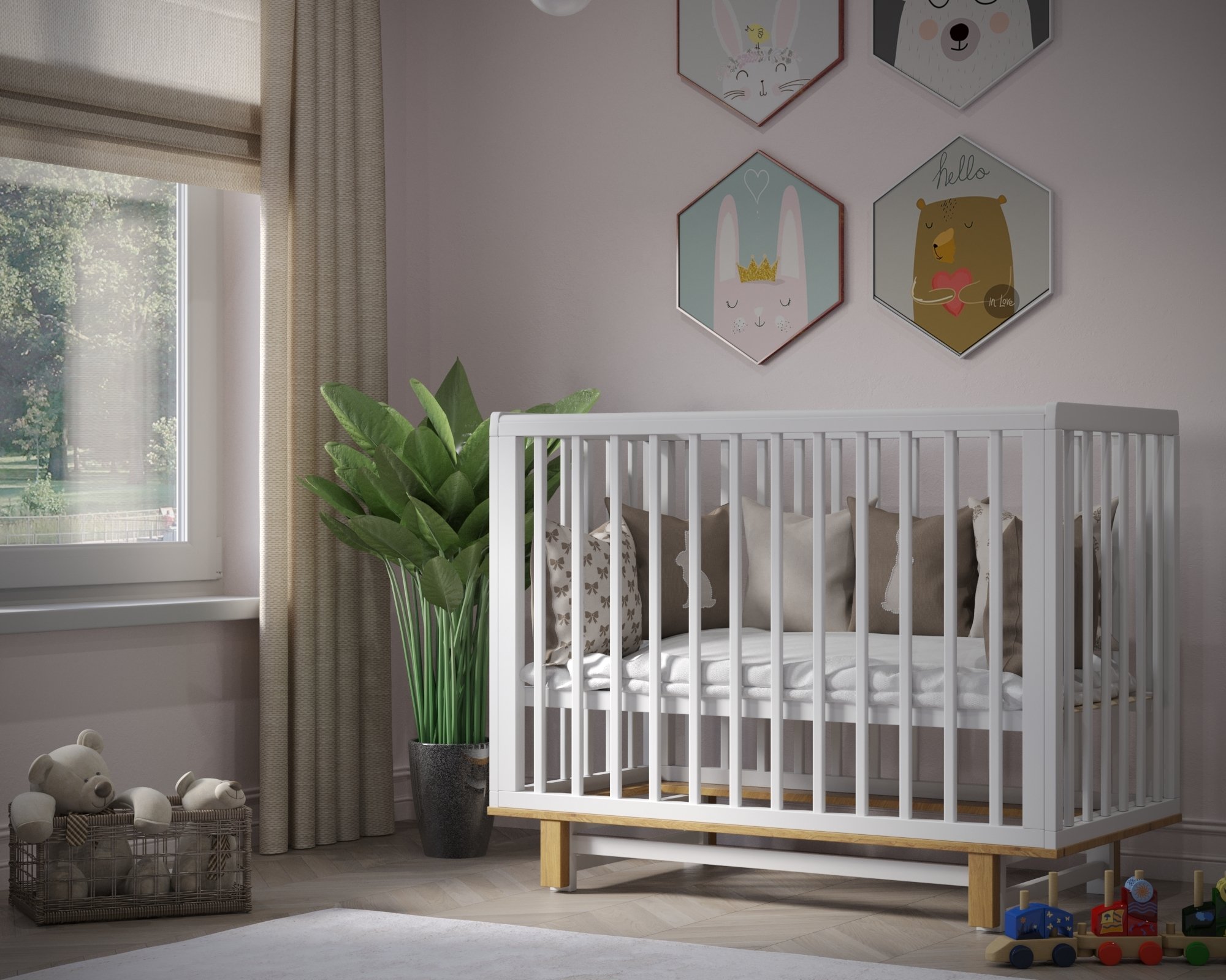 картинка Детская кровать  Incanto Papi продольный маятник от Компасик.ру гипермаркет детских колясок и автокресел