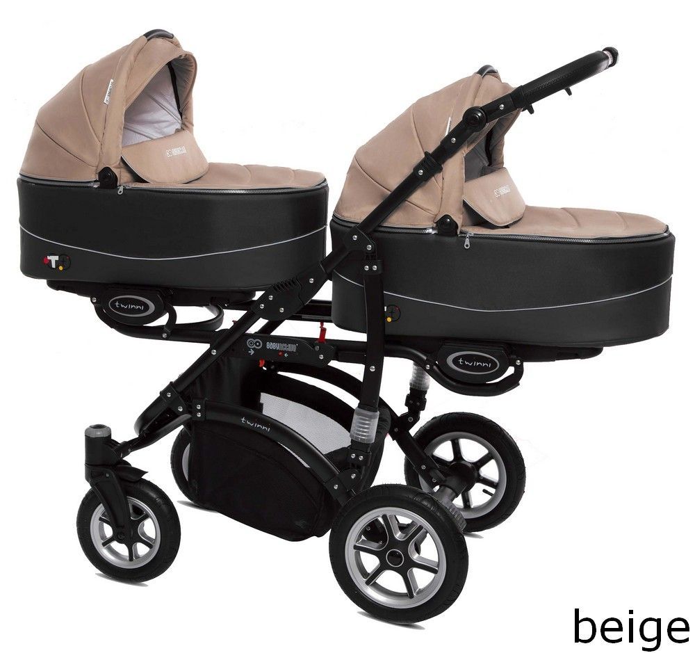 картинка Детская коляска для двойни BabyActive Twinny 2 в 1 от Компасик.ру гипермаркет детских колясок и автокресел