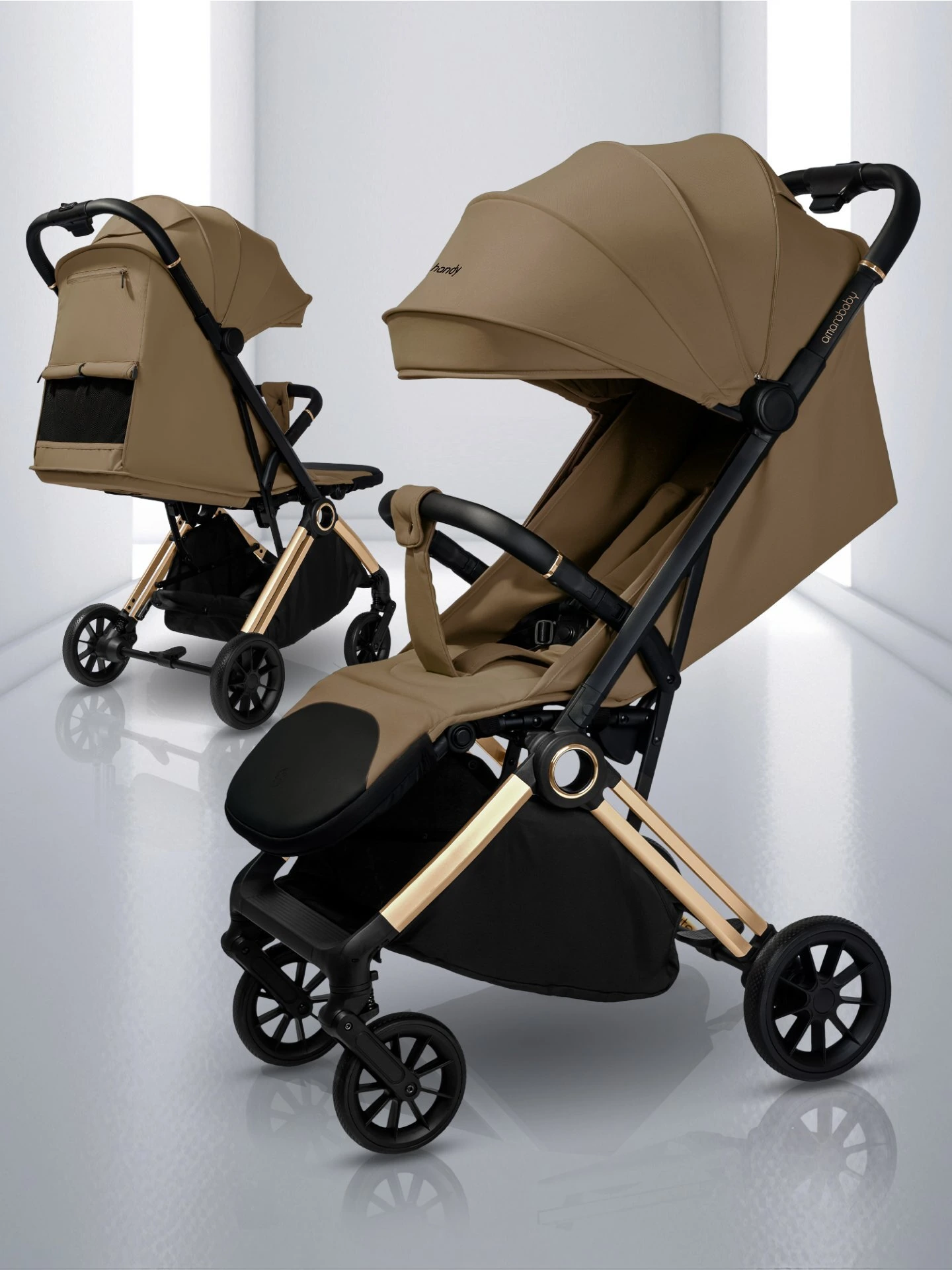 картинка Прогулочная коляска Amarobaby Handy от Компасик.ру гипермаркет детских колясок и автокресел