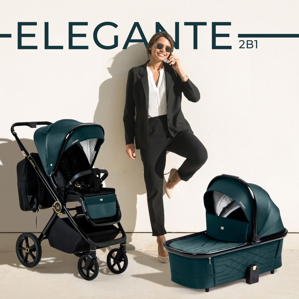 картинка Детская коляскаSweet Baby Elegante GL 2 в 1 от Компасик.ру гипермаркет детских колясок и автокресел