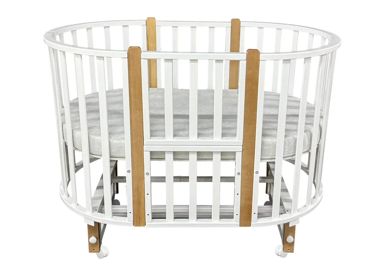 картинка Детская кровать трансформер Кедр Valencia с маятником от Компасик.ру гипермаркет детских колясок и автокресел