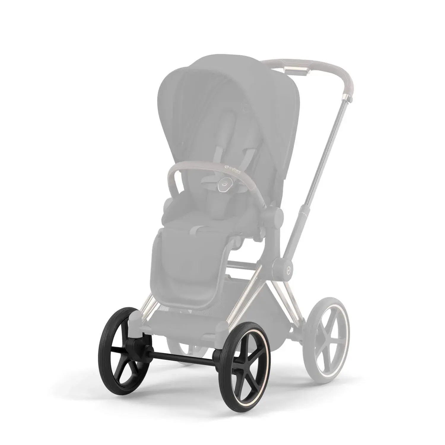картинка Комплект больших передних колес для Cybex Priam от Компасик.ру гипермаркет детских колясок и автокресел
