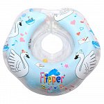 Круг для плавания FLIPPER 0+ с музыкой ЛЕБЕДИНОЕ ОЗЕРО голубой