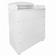 Комод Indigo Style 804 с узким пеленальным столиком, МДФ