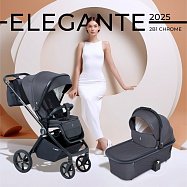 Детская коляска Sweet Baby Elegante Chrome 2025 2 в 1