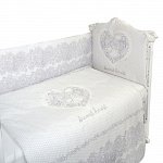 Комплект в кроватку 4 предм. АЖУРНЫЙ