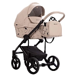 Светлый [01 св.бежевая кожа (черная рама)]