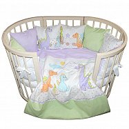 Комплект в кроватку 4 предмета L`Abeille ДИННИКИ