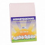 Наматрасник на резинке, махра, ПВХ 60х120
