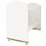 Детская кровать Indigo My Sleepy  (фигур.спин., колесо-качалка)