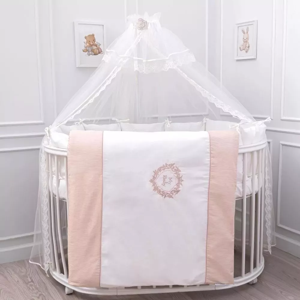 картинка Комплект для круглой (овальной) кроватки Мой малыш от Компасик.ру гипермаркет детских колясок и автокресел