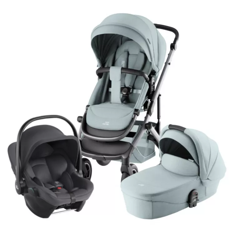 картинка Детская коляска Britax Roemer SMILE 5Z, STYLE + автокресло BABY-SAFE CORE от Компасик.ру гипермаркет детских колясок и автокресел