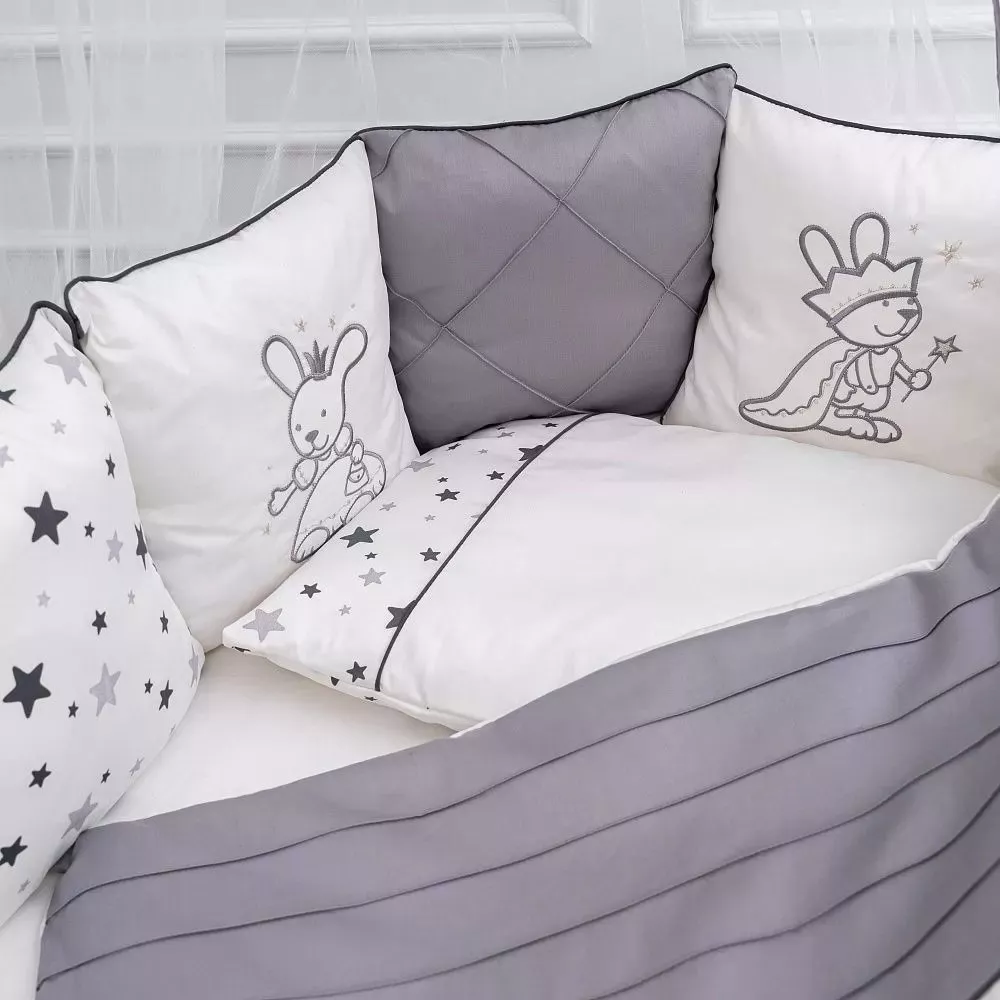 картинка Комплект в кроватку 6 предм. Звездочет-2  Lappetti от Компасик.ру гипермаркет детских колясок и автокресел