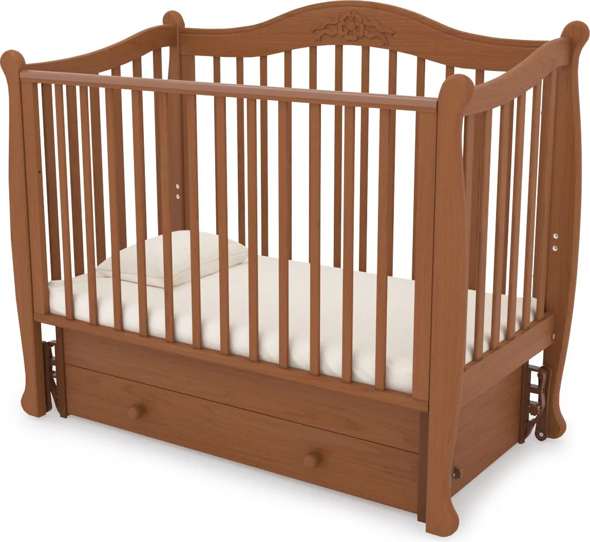 картинка Детская кроватка на колесиках Гандылян Моника от Компасик.ру гипермаркет детских колясок и автокресел