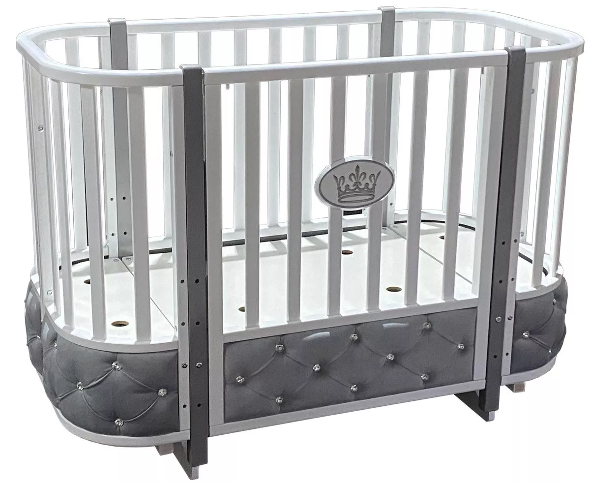 картинка Детская кровать Кедр ESTELLE ELEGANCE 4 ВЕЛЮР от Компасик.ру гипермаркет детских колясок и автокресел