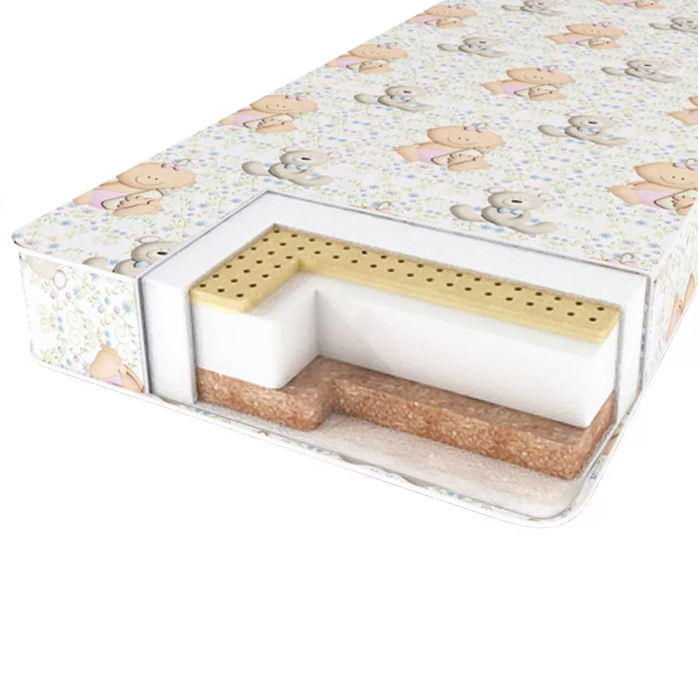 картинка Детский матрас ИЛЬЯ МУРОМЕЦ от Компасик.ру гипермаркет детских колясок и автокресел