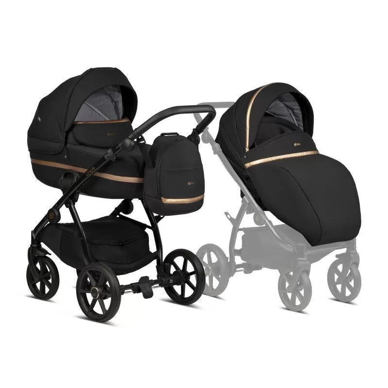 картинка Детская коляска  Tutis Uno 3 Plus Black Edition 2 в 1 от Компасик.ру гипермаркет детских колясок и автокресел