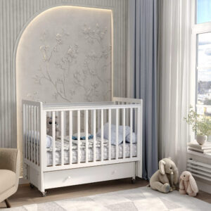 Кровать детская Antemi Classic Sleep с маятником и ящиком